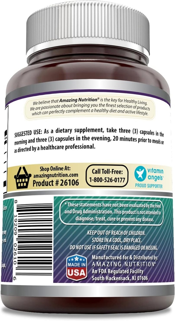 Amazing Formulas Advanced Collagen Supplement | Collagen Type I, II & III with Vitamin C & Hyaluronic | 1600 Mg Per Serving | 90 Capsules | Non-GMO | Gluten-Free | Made in USA 4