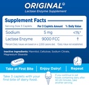 Lactaid Original Strength Lactose Intolerance Relief Caplets with Natural Lactase Enzyme, Dietary Supplement to Help Prevent Gas, Bloating & Diarrhea Due to Lactose Sensitivity, 120 ct 6