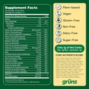 Gruns Adult Sugar-Free Super Greens Gummies - Superfood Gummy Bears with Spirulina, Chlorella, Fiber & Prebiotics for Digestive Health, Adaptogen Supplement with 20 Vitamins & Minerals, 2 Week Supply 6