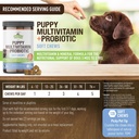 Strawfield Pets' Puppy Multivitamin + Probiotics for Dogs Puppy Vitamins with Joint Support Supplement for Dogs & Puppies Tasty Bacon Flavor 120 Soft Chews 5