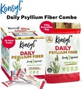 Konsyl Daily Psyllium Fiber Combo -100% All Natural Psyllium Fiber Stick Packs and 540g Bag- All-Natural Soluble Fiber, Supports Digestive Health, Helps Provide Relief from Occasional Cons 2