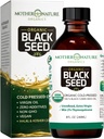Mother Nature USDA Organic Black Seed Oil, High TQ 2%, Cold Pressed, Unrefined Nigella Sativa, Omega 3 6 9 for Immune, Joint & Heart Support, Hair & Skin, Non-GMO, Glass Bottle (8oz) 2
