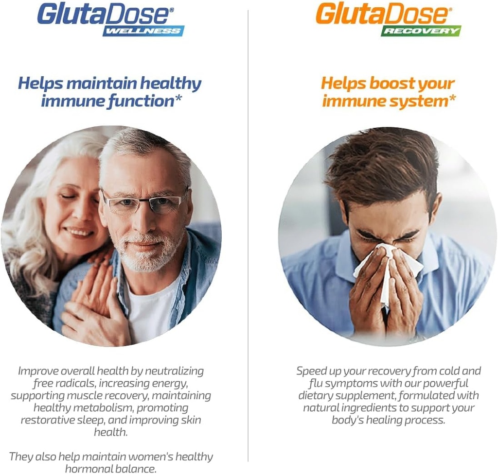 GlutaDose Ultimate Immune Boost & Daily Detox Bundle, Cold & Flu Recovery, Immune & Energy Support, Glutathione, Astragalus, Echinacea, Acerola (1,000 mg Blend), Selenium, Zinc, Liquid Supplements 3