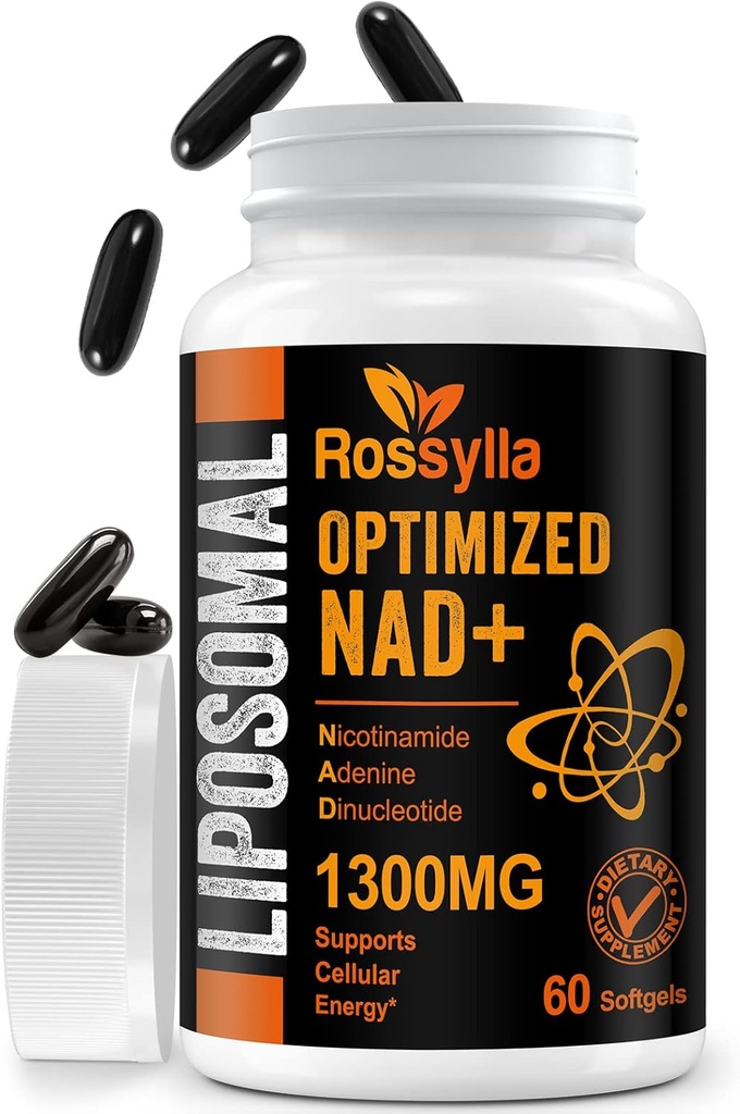 1300 MG Liposomal NAD+ Supplement | Highest Absorption | Purest NAD Supplemet to Boost NAD+ Effetively | Boosting NAD+ Supplement for Aging Defese, Cellular Energy, Longevity | 360 Count 2