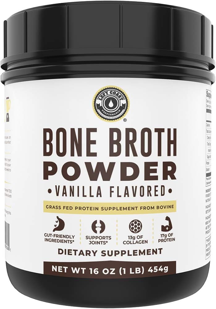 Left Coast Performance Vanilla Bone Broth and Multi Collagen Powder for Joint, Hair, Skin, and Nails Support 3
