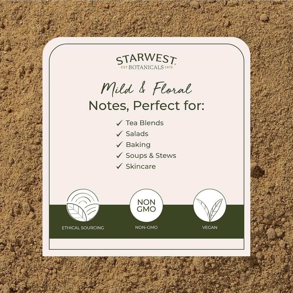 Starwest Botanicals Organic Calendula Flower Powder - Natural Dried Herb for Tea, Herbal Blends, & Culinary Use, Caffeine Free, Certified Kosher, Non-GMO - 4 oz Pouch 4