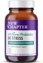 New Chapter All-Flora™ Probiotic De-Stress Formula with Clinical-Strength Ashwagandha - Dual-Action Probiotics for Digestive Health + Herbal Stress Relief Supplement*, 30 ct 2