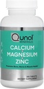 Qunol Calcium 3 in 1 Tablets with Calcium, Magnesium & Zinc for Immune Support, Bone, Nerve, and Muscle Health Supplement, 180 Count 2