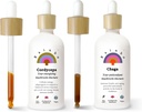 Rainbo Libido Bundle, Cordyceps Mushroom Extract + Chaga Mushroom Tincture, Dual Extract Daily Mushroom Tinctures for Comprehensive Immune Support, Vegan Liquid Mushroom Supplements 2