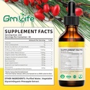 Berberine Supplement, 1500mg Organic Berberine Liquid Drops with Ceylon Cinnamon, Bitter Melon - Supports Immune and Metabolism, Vegan, Pineapple Flavor-2 FL Oz 3