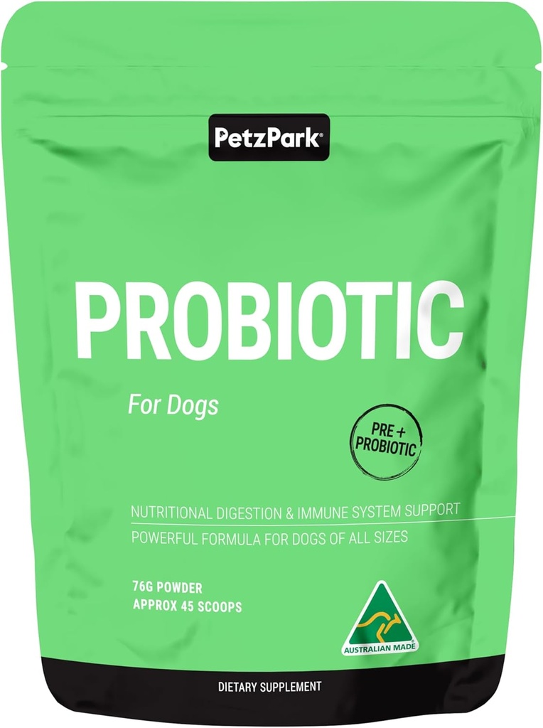 Probiotic for Dogs - Grain-Free Digestive Support Powder for Diarrhea, Bloating & Gas - Promotes Immune Support & Oral Health - Reduces Paw Licking, Allergies & Yeast Infections - 2.7 oz - 45 Scoops 5