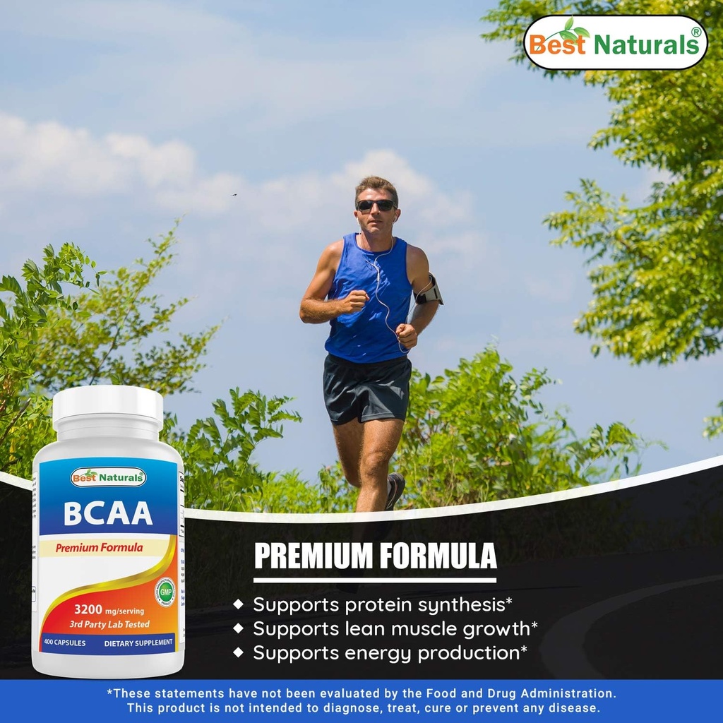 Best Naturals BCAA 3200mg & L-Glutamine 1000mg 5
