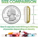 XPRS Nutra Size 0 Empty Capsules - 1000 Count Empty Vegan Capsules - Vegetarian Pills - DIY Vegetable Capsule Filling - Veggie Pill Caps for Do-It-Yourself Supplements (Purple Carrot) 3
