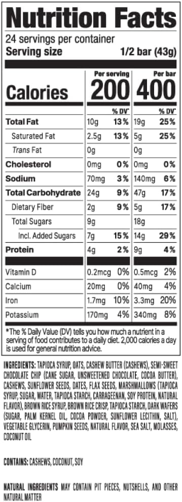 PROBAR - MEAL Bar, S'Mores, Non-GMO, Gluten-Free, Healthy, Plant-Based, Whole-Food Ingredients, Natural Energy (12 Count) 6