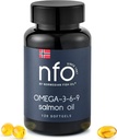 NFO Omega 3 6 9 Salmon Oil [120 Mini Softgels] Premium Norwegian Omega 369 Fish Oil Capsules, High-Potency EPA, DHA & DPA in Natural Triglyceride Form, Fishoil Complex with Amino Acids 2