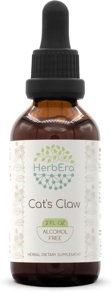 Cat's Claw B60 Alcohol-Free Herbal Extract Tincture, Super-Concentrated Cat's Claw (Uncaria Tomentosa) (2 fl oz) 2