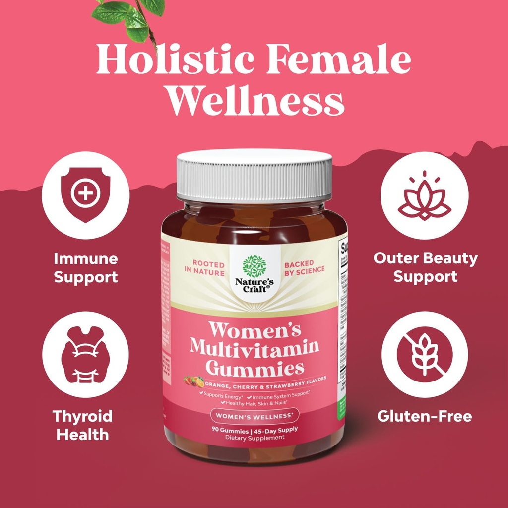 Bundle of Extra Strength Iron Gummies for Women and Men with Vitamin C for Higher Absorption, and Delicious Daily Multivitamin for Adults Energy and Immunity - Vitamins for Women's Health and Wellness 5