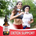 Kidney Support Supplement Bladder & Colon Cleanser Detox - Organic Kidney Bladder Supplements Drops, 15 Day Intestinal Cleanse Pills Probiotic - Renal Cleanse Detox Urinary Tract Bowel Movement 5