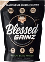 BLESSED Gainz Vegan Protein Powder Mass Gainer - 40g Plant Based Protein Powder - Meal Replacement Shake with Pea Protein Powder - Vegan Protein Shake - 40 Servings (Vanilla Cinnamon Swirl) 2