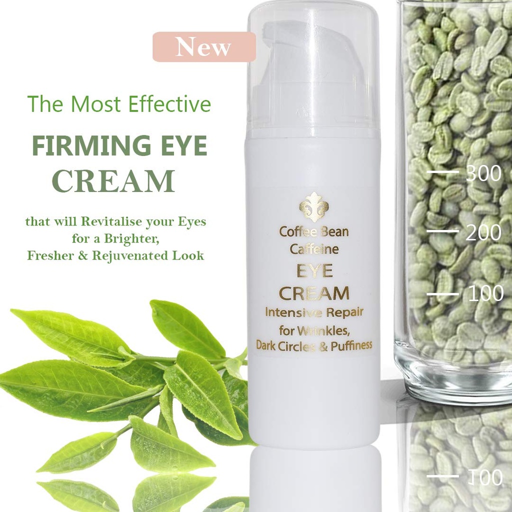 Fleur De Lis Naturals Coffee Bean Caffeine Anti Aging Eye Cream for Dark Circles, Eye Bags, Fine Lines, Puffiness. Best Anti Aging Eye Cream Moisturizer for Wrinkles, Crows feet, Puffy Eyes 3