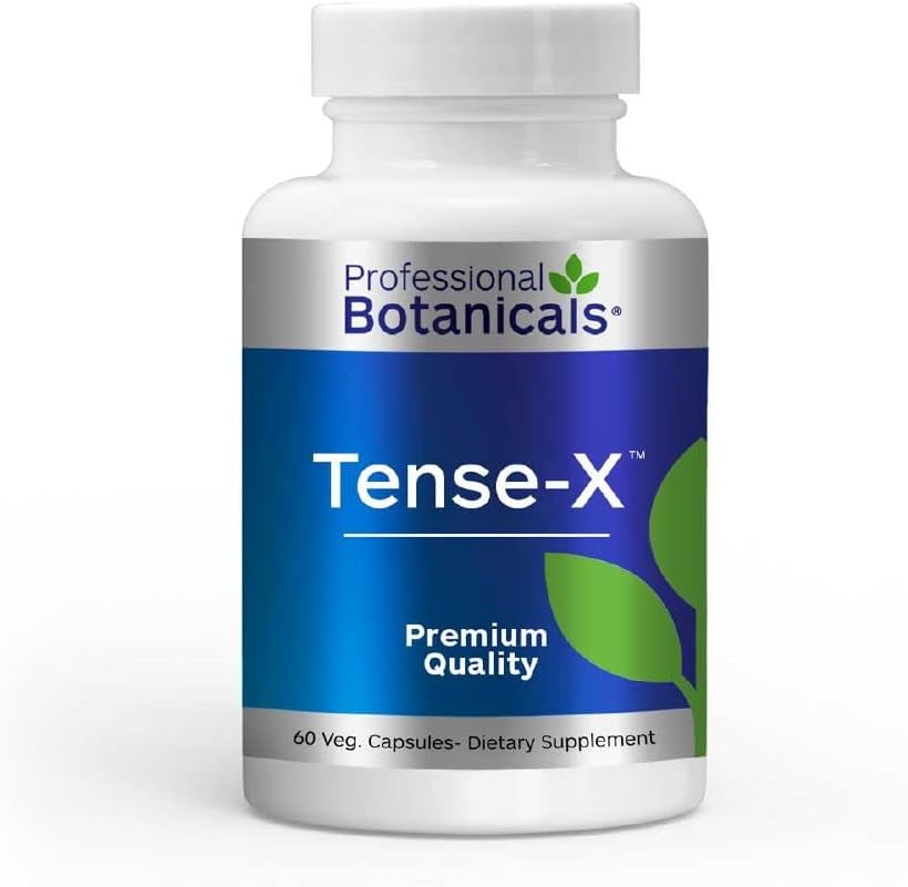 Professional Botanicals Tense-X - Natural Vegan Stress Support Supplement, Helps The Body to Achieve Mental and Physical Relaxation - 60 Vegetarian Capsules 2