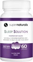 Health Sleep Solution, Sleep Supplement for Adults, Magnesium and Melatonin for Sleep Provides Natural Sleep Support, Vegan Ingredients, Gluten-Free Magnesium Sleep Supplement, 60 Capsules 2
