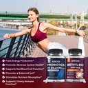 Vitamin B12 and Probiotics 50 Billion Bundle, Methylcobalamin 5000mcg for Energy Production, with Organic Prebiotics, Digestive & Immune Support, B12 Tablets 90 ct & Probiotics Capsules 60ct 4