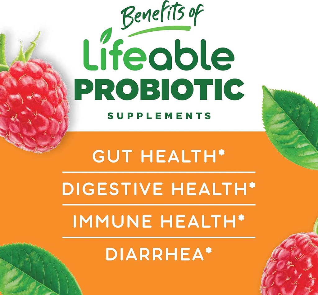 Lifeable Zinc 25mg Kids + Probiotics 5 Billion Kids, Gummies Bundle - Great Tasting, Vitamin Supplement, Gluten Free, GMO Free, Chewable Gummy 6