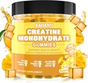 2 Pack Creatine Monohydrate Gummies 5000mg for Men & Women, 120 CT Chewable Creatine Monohydrate for Energy Boost, Muscle Support, 5.6g of Creatine Monohydrate per Serving - Sugar Free 2