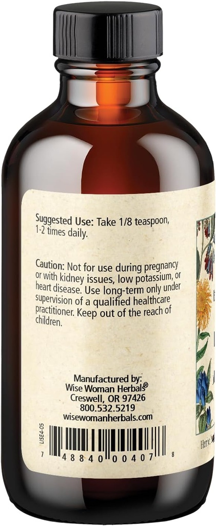 Wise Woman Herbals Licorice Botanical Syrup (Formerly Solid Extract) 4:1, Alcohol-Free, Digestive Comfort, Adrenal Balance, Immune, Respiratory & Healthy Inflammatory Response Support, 4 Fl Oz 5