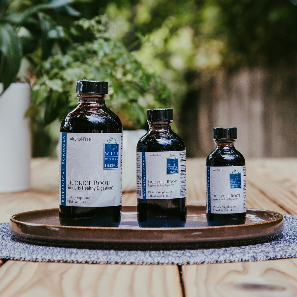 Wise Woman Herbals Licorice Botanical Syrup (Formerly Solid Extract) 4:1, Alcohol-Free, Digestive Comfort, Adrenal Balance, Immune, Respiratory & Healthy Inflammatory Response Support, 4 Fl Oz 6
