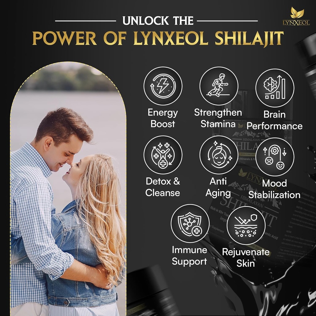 Himalayan Shilajit Resin 30g - Pure Organic Shilajit for Men & Women, Lab Tested, Rich in 85+ Trace Minerals - Fulvic & Humic Acid, Natural Energy & Muscle Support, Vitality & Wellness Supplement 5