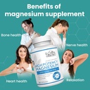 Milamiamor High Potency Magnesium - High Absorption Magnesium Citrate - Whole Body Support - Heart, Nerve and Bone Health - Non-GMO, Vegan & Gluten Free - Made in USA - 500 mg - 60 Capsules 6