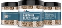 Earthborn Elements Grape Seed, Hawthorn Berry, & Turmeric Curcumin Capsule Bundle (200 Capsules Each), Pure & Undiluted, No Additives 6