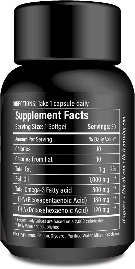 Wild Caught Fish Oil Omega 3 Fatty Acids DHA EHA from Iceland 3