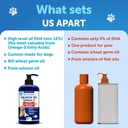 Salmon Oil for Dogs - Omega 3 for Dogs - 8 FL OZ Wild Alaskan Salmon Fish Oil - Natural EPA & DHA Fatty Acids for Skin & Coat, Allergy, Joint & Bone Health - Liquid Support Supplement for Shedding 5