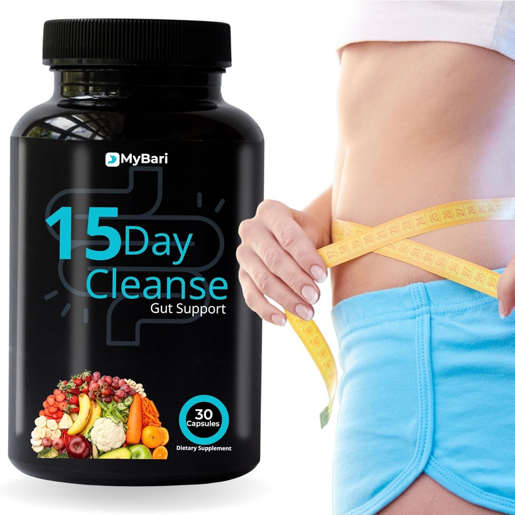 15 Day Cleanse - Gut and Colon Support - Advanced Gut Cleanse Detox for Women & Men with Senna, Cascara Sagrada & Psyllium Husk - Non-GMO - Made in USA - 30 Capsules 4