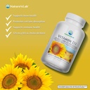 Nature's Lab Vitamin D3 5000 IU 180ct (6 Month Supply) for Immune Support and Healthy Bones Gluten Free, Non GMO 3