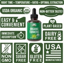 Turmeric Curcumin with Black Pepper USDA Organic Liquid Drops Vegan Extract for Women and Men. for Immune + Digestive Support. High Bioavailability Herbal Tincture Supplement. Zero Sugar, Gluten Free 4