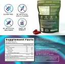 Fiber and Magnesium Gummies, Supports Digestive Health, Relieves Constipation, Helps Prevent Hemorrhoids, Has Both Soluble and Insoluble Fiber, Made in USA, 60 ct (3) 3