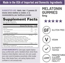 NatureWise Melatonin Gummies 5mg - Non-Habit Forming Sleep Support Supplement with Ashwagandha, Valerian Root - BlackBerry-Lemon Flavor - Vegan, Gluten Free, Non-GMO - 90 Count[45-Day Supply] 5