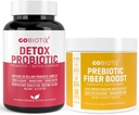 GOBIOTIX Detox & Fiber Supplement Bundle - Prebiotic Fiber Powder & Detox Support - Promotes Digestive Health, Gut Cleansing, and Regularity - Keto, Vegan, Gluten-Free 2