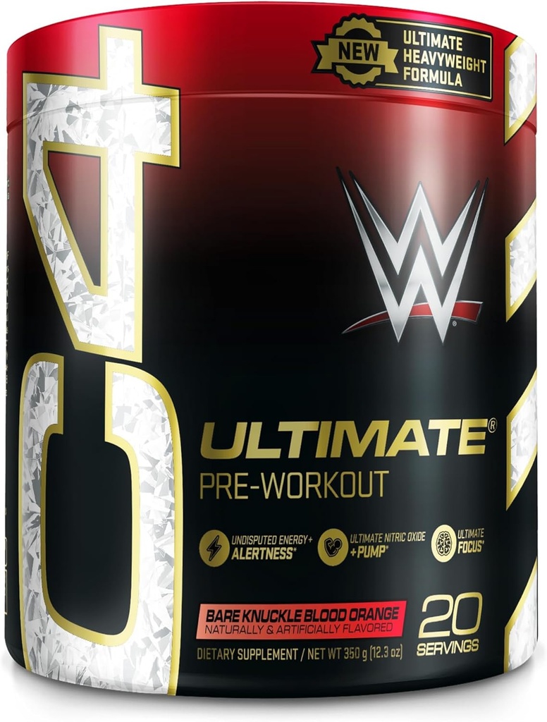 Cellucor C4 Ultimate Pre Workout Powder Bare Knuckle Blood Orange - Sugar Free Preworkout Energy Supplement for Men & Women - 300mg Caffeine + 3.2g Beta Alanine + 2 Patented Creatines - 20 Servings 2