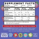 Melatonin Gummies 1mg for Kids (Sugar-Free) - Sleep Gummies with Vitamin B6 and Passionflower for Fall Asleep Faster, Vegan, Non-GMO, Strawberry Flavored 90 Count 3