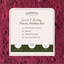 Starwest Botanicals Organic Beet Root Powder for Men & Women - Use for Juice, Smoothies, & Tea, Natural Energy Support, Ground Beet Root, Certified Kosher, Non-GMO - Bulk 1 lb Bag 4