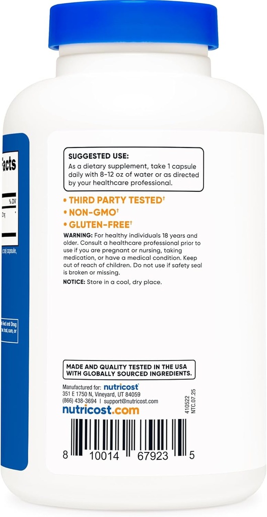 Nutricost Ginkgo Biloba 120mg; 240 Capsules (3 Bottles) 5