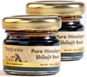 Be Bodywise Pure Himalayan Organic Shilajit Resin - Pack of 2 I Lab Tested I 100% Authentic & Natural I 75%+ Fulvic Acid & 85+ Trace Minerals | Heavy Metal Free I for Men & Women I 600 mg I 60 gm. 2