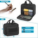 Damero Pill Bottle Organizer, Travel Medicine Bag Medication Organizer Storage for Pills Bottles and Medical Supplements, Black(Bag ONLY) 6