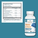 Levitate Energy & Focus Booster – Powerful Brain Performance Supplement - Improves Learning, Concentration, Memory - Organic Capsules - Energy Support Formula for Men & Women - 60 Count 3