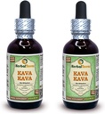 Kava Kava (Piper Methysticum) Glycerite, Dried Root Alcohol-Free Liquid Extract (Brand Name: HerbalTerra, Proudly Made in USA) 20x4 fl.oz (20x120 ml) 4